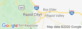 Rapid City map